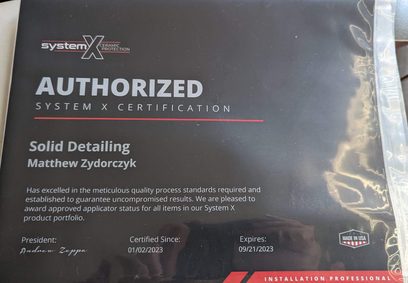 System X Certified Installer